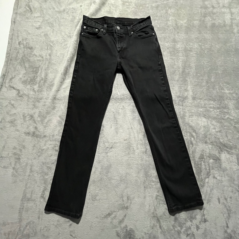 Levi's‎ 511 Slim Fit Jeans Men 30x30 (Meas. 28x28) Black Denim Pants 04511-1907